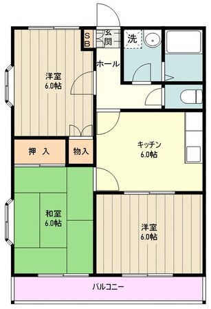 ルミエール瑞穂の物件間取画像